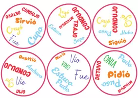 Aperçu - Apprentissages en autonomie - dobble irréguliers du passé simple - Page 2