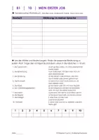Vorschau - Unterrichtsreihen - B1-Kurs: MEIN ERSTER JOB/ Bewerbungsablauf (Lektion 10) - Seite 2