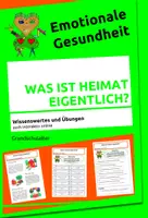 Vorschau - Arbeitsblätter - Was ist Heimat eigentlich? - Wissenswertes und Aufgaben - Deckblatt