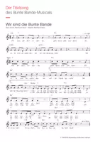 Vorschau - Spiele - Der Bunte Bande-Song (+ Noten) - Deckblatt