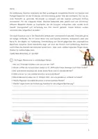 Vorschau - Stundenentwürfe - Leseverständnis/ Argumentieren lernen/ kreatives Schreiben - Seite 1