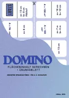 Vorschau - Arbeitsblätter - Domino-Spiel: Flächeninhalt berechnen (inkl. Arbeitsblatt) - Deckblatt