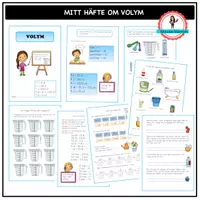 förhandsvisning - Mitt häfte om volym - försättsblad