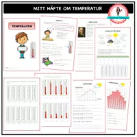 förhandsvisning - Mitt häfte om temperatur - försättsblad