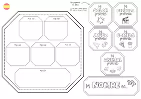 Vista previa - Manualidades / Dibujos para colorear - Dinámica 'Conoce a tus alumnos' - CAST/CAT - página 3
