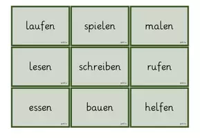Vorschau - Spiele - Wortarten-Bingo (Nomen, Verben, Adjektive, Pronomen, bestimmter und unbestimmter Artikel) (Freiarbeit) - Seite 3