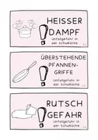 Vorschau - Poster - Unfallgefahren in der Schulküche - Medien - Seite 1