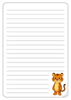 Vorschau - Arbeitsblätter - Tigerklasse - Briefpapier - Seite 3
