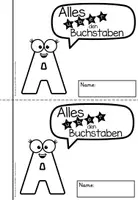 Vorschau - Arbeitsblätter - Alles über die Buchstaben A-Z + Ä,Ö,Ü und ß Buchstabeneinführung - Heft (Grundschrift) - Seite 1