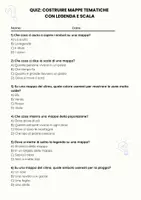 anteprima - Quiz - Cartografia e orientamento (quiz) - Pagina 1