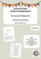 Vorschau - Stundenentwürfe - Unterrichtsentwurf Deutsch - Erzählen (Bilderbuch "Der Schneemann" (R. Briggs)) - Deckblatt