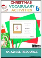 Aperçu - Feuilles d'exercices - Christmas Vocabulary Activities - Page 2