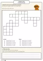 Vorschau - Arbeitsblätter - Irregular Verbs – Crossword + Writing Task (Englisch, Klasse 6) - Seite 1