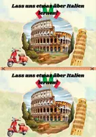 Vorschau - Stationenlernen - Italien Mini-Buch | Sachunterricht Grundschule - Seite 1