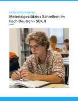 Vorschau - Stundenentwürfe - Sparpaket Materialgestütztes Schreiben – Deutsch Sek I | Arbeitsheft, Stationenlernen & Stundenentwurf - Seite 1