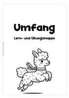 Vorschau - Arbeitsblätter - Umfang berechnen – Quadrat & Rechteck | Übungsmappe Mathematik Klasse 3 - Seite 2