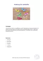 Vorschau - Mal- und Bastelvorlagen - Kunst Schulanfang, Türdekoration Schmetterlinge, Schulbeginn - Seite 3