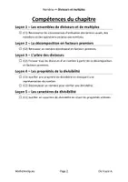 Aperçu - Apprentissages en autonomie - S1 Belgique - Diviseurs et multiples - Page 3