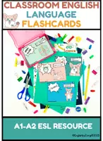 Aperçu - Affichage - Classroom English language posters, flashcards & task cards - Page 1
