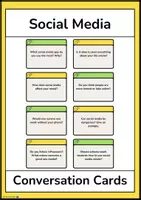 Vorschau - Arbeitsblätter - Social Media – Conversation Cards (Englisch, Klasse 9/10) - Deckblatt