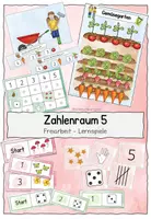 Vorschau - Spiele - Zahlenraum 5 - Lernspiele - Freiarbeit - Deckblatt