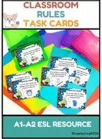 Aperçu - Affichage - Classroom rules posters, flashcards & task cards - Page 2
