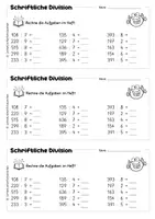 Vorschau - Arbeitsblätter - Schriftliche Division – Heftrechnungen im ZR 1000 - Seite 2