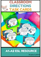 Aperçu - Affichage - Classroom instructions posters, flashcards & task cards - Page 2