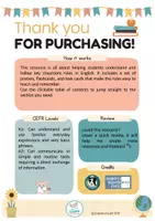 Aperçu - Affichage - Classroom rules posters, flashcards & task cards - Page 3