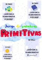 Vista previa - Juegos / Gamificación - Juego palabras primitivas - Portada
