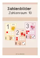 Vorschau - Präsentationen/Tafelbilder - Zahlenbilder im ZR Englisch (mit englischen Zahlenwörtern) - Deckblatt