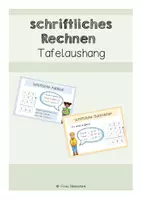 Vorschau - Präsentationen/Tafelbilder - Aushang schriftliche Rechenverfahren - Deckblatt