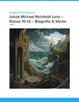 Vorschau - Unterrichtsreihen - Jakob Michael Reinhold Lenz – Biografie & Werke – Unterrichtseinheit für die Oberstufe - Deckblatt
