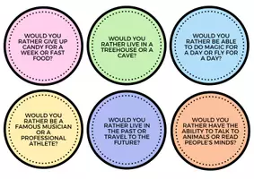 Vorschau - Spiele - Getting to know each other - Would you rather …? (Conversation Cards) - Seite 1