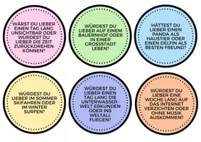Vorschau - Spiele - Sich Kennenlernen: Würdest du lieber …? (Gesprächskarten) - Seite 2