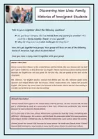 Aperçu - Préparation de séance / Séance complète - Discovering New Lives: Family Histories of Immigrant Students! (Anglais) - Page de couverture