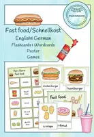 Vorschau - Spiele - Fast food/Schnellkost - Flashcards, Poster & Games (Englisch + DaZ) - Deckblatt