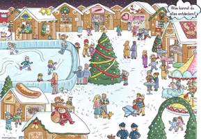 Vorschau - Stationenlernen - Weihnachten | Weihnachtsmarkt | Wimmelbild - Seite 1