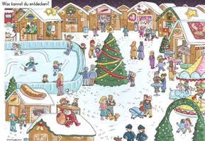 Vorschau - Stationenlernen - Weihnachten | Weihnachtsmarkt | Wimmelbild - Seite 2