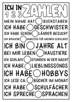 Vorschau - Arbeitsblätter - Ich in Zahlen - Witziger Kennenlern Steckbrief für den Schulstart - Seite 2