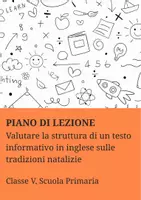 anteprima - Piani di lezione - Valutare la struttura di un testo informativo in inglese sulle tradizioni natalizie - PL - Pagina di copertina