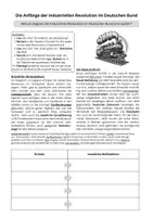 Vorschau - Arbeitsblätter - Arbeitsblatt Anfänge der industriellen Revolution im Dt. Bund - Seite 2