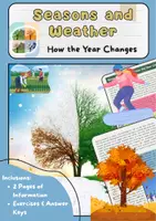 Vorschau - Arbeitsblätter - Seasons and Weather: Spring, Summer, Autumn, Winter - Deckblatt