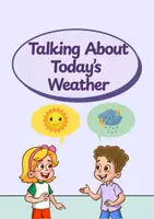 Vorschau - Arbeitsblätter - Talking About Today’s Weather: Vocabulary & Activities - Deckblatt