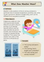 Vorschau - Arbeitsblätter - Talking About Today’s Weather: Vocabulary & Activities - Seite 2