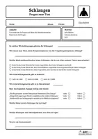 Vorschau - Arbeitsblätter - Lerntheke Schlangen - Einstieg ins Thema (Erarbeitung) - Seite 3