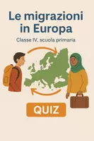 anteprima - Quiz - Le migrazioni in Europa - Quiz - Pagina di copertina