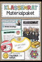 Vorschau - Stundenentwürfe - KLASSENRAT - Materialpaket - Deckblatt