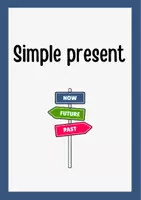 Vorschau - Arbeitsblätter - Simple present Übungsblatt Exercises Englisch - Deckblatt