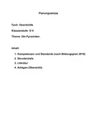 Vorschau - Stundenentwürfe - Unterrichtsstunde: Die Pyramiden - Seite 2